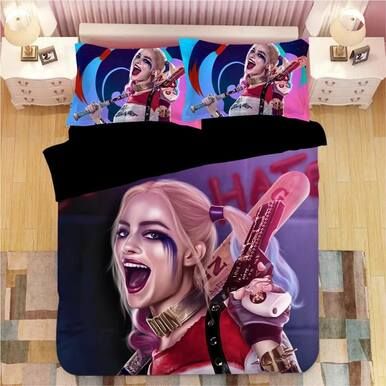 Dc Harley Quinn#14 Duvet Cover Quilt Cover Pillowcase Bedding Set Bed Linen , Comforter Set