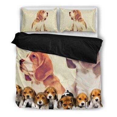 Beagle In Group Bedding Set , Comforter Set