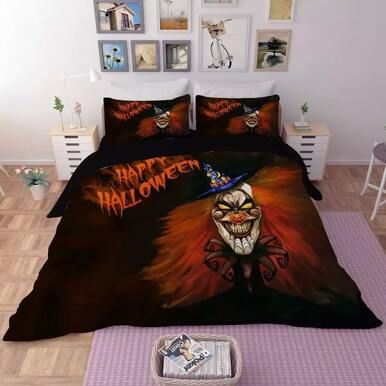 Halloween Horro Pumpkin Ghost #16 Duvet Cover Quilt Cover Pillowcase Bedding Set Bed Linen , Comforter Set