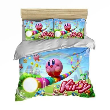 Kirby &Amp; The Amazing Mirror #4 Duvet Cover Quilt Cover Pillowcase Bedding Set Bed Linen Home Bedroom Decor , Comforter Set