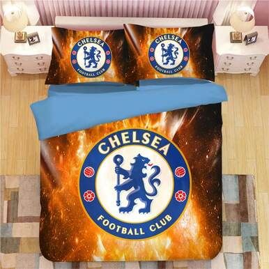 Chelsea Football Club #12 Duvet Cover Quilt Cover Pillowcase Bedding Set , Comforter Set