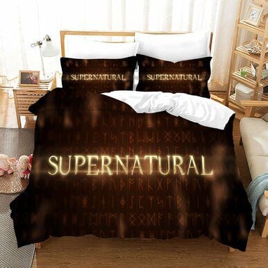 Supernatural Dean Sam Winchester #29 Duvet Cover Quilt Cover Pillowcase Bedding Set Bed Linen Home Decor , Comforter Set