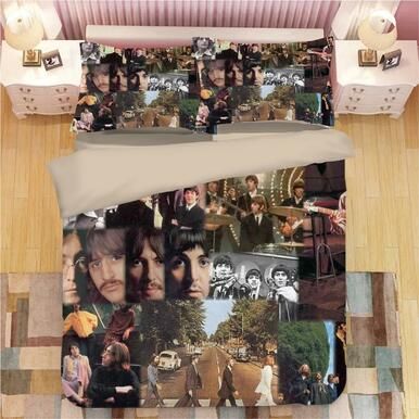 The Beatles John Lennon #9 Duvet Cover Quilt Cover Pillowcase Cover Bedding Set Bed Linen , Comforter Set