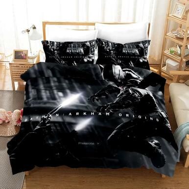 Batman #10 Duvet Cover Quilt Cover Pillowcase Bedding Set Bed Linen Home Bedroom Decor , Comforter Set