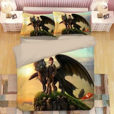 How To Train Your Dragon Hiccup #21 Duvet Cover Quilt Cover Pillowcase Bedding Set Bed Linen , Comforter Set