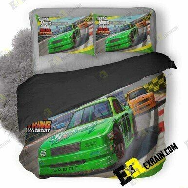 Hotring Circuit Grand Theft Auto V M7 3D Customized Bedding Sets Duvet Cover Set Bedset Bedroom Set Bedlinen , Comforter Set