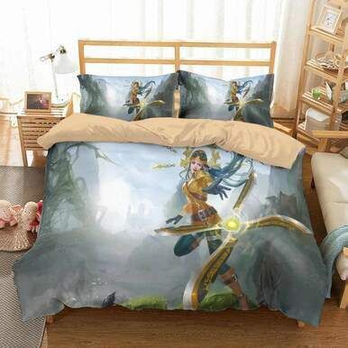 3D Customize Irelia League of Legends Bedding Set Duvet Cover Set Bedroom Set Bedlinen EXR2256 , Comforter Set