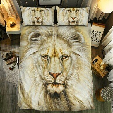 Lion Collection #090773D Customize Bedding Set Duvet Cover SetBedroom Set Bedlinen , Comforter Set