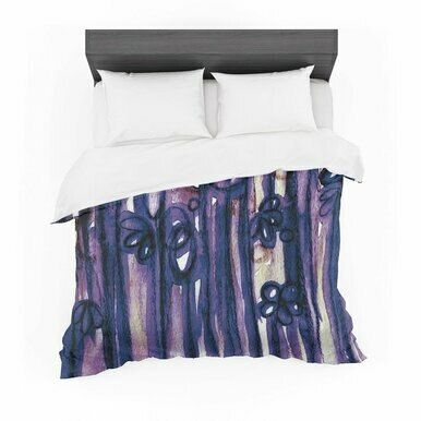 Ebi Emporium &amp;quot;Winter Garden in Violet&amp;quot; Purple Featherweight3D Customize Bedding Set Duvet Cover SetBedroom Set Bedlinen , Comforter Set