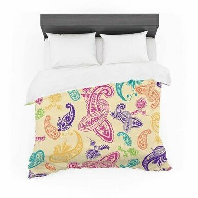 Emine Ortega &amp;quot;Namaste&amp;quot; Floral Abstract Featherweight3D Customize Bedding Set/ Duvet Cover Set/  Bedroom Set/ Bedlinen , Comforter Set