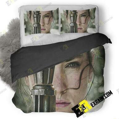 Daisy Ridley In Star Wars 4K 3D Customize Bedding Sets Duvet Cover Bedroom set Bedset Bedlinen , Comforter Set