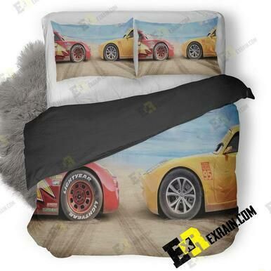 Cars 3 On 3D Customize Bedding Sets Duvet Cover Bedroom set Bedset Bedlinen , Comforter Set