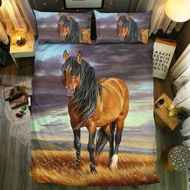 Horse Collection #090873D Customize Bedding Set/ Duvet Cover Set/  Bedroom Set/ Bedlinen , Comforter Set