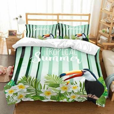 3D Customize Toucan Bedding Set Duvet Cover Set Bedroom Set Bedlinen EXR4038 , Comforter Set