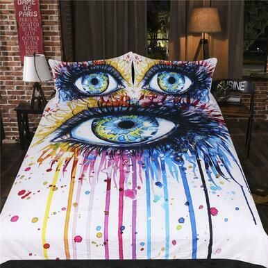 Rainbow Fire by Pixie Cold Art 3D Customize Bedding Set/ Duvet Cover Set/  Bedroom Set/ Bedlinen , Comforter Set