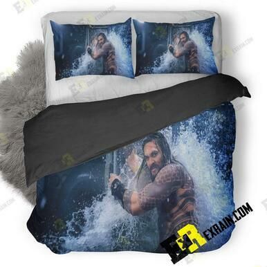 Aquaman Movie L0 3D Customize Bedding Sets Duvet Cover Bedroom set Bedset Bedlinen , Comforter Set