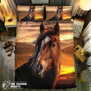 Horse Collection #09113 3D Customize Bedding Set/ Duvet Cover Set/  Bedroom Set/ Bedlinen , Comforter Set