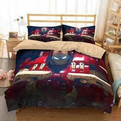 3D Customize Iron Hulkbuster  3D Customized Bedding Sets Duvet Cover Bedlinen Bed set , Comforter Set