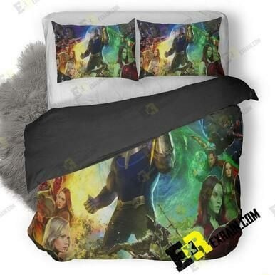 Avengers Infinity War 4K Cq 3D Customize Bedding Sets Duvet Cover Bedroom set Bedset Bedlinen , Comforter Set