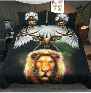 Eagle Lions3D Customize Bedding Set/ Duvet Cover Set/  Bedroom Set/ Bedlinen , Comforter Set
