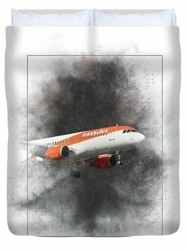 Easyjet Airbus A319-111 Painting 3D Personalized Customized Duvet Cover Bedding Sets Bedset Bedroom Set , Comforter Set