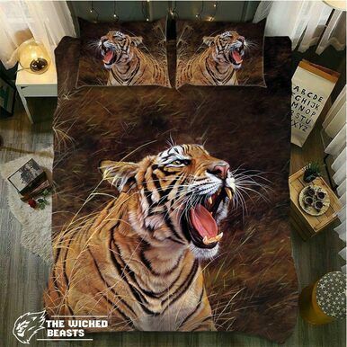 Default  The Wild Tiger3D Customize Bedding Set/ Duvet Cover Set/  Bedroom Set/ Bedlinen , Comforter Set
