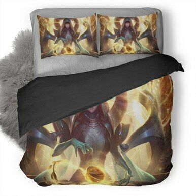 League Of Legends Sona #3 3D Personalized Customized Bedding Sets Duvet Cover Bedroom Sets Bedset Bedlinen , Comforter Set