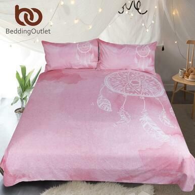 Watercolor Dream Catcher 3D Customize Bedding Set Duvet Cover SetBedroom Set Bedlinen , Comforter Set