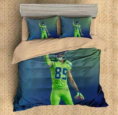 Doug Baldwin Seattle Seahawks 3D Personalized Customized Bedding Sets Duvet Cover Bedroom Sets Bedset Bedlinen , Comforter Set