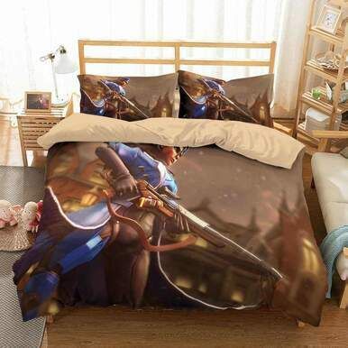 3D Customize Ana Overwatch Bedding Set Duvet Cover Set Bedroom Set Bedlinen EXR452 , Comforter Set