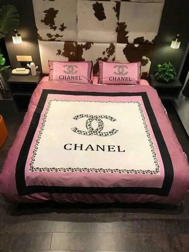 Chanel #8 3D Personalized Customized Bedding Sets Duvet Cover Bedroom Sets Bedset Bedlinen , Comforter Set
