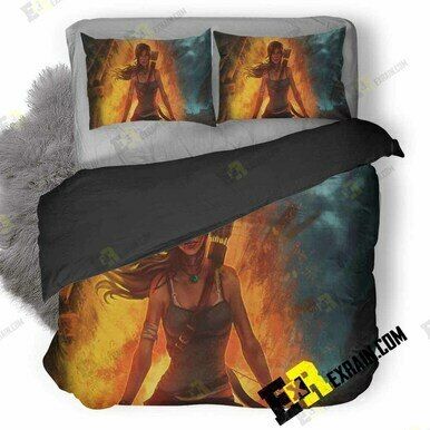 Tomb Raider Artworks K3 3D Customized Bedding Sets Duvet Cover Set Bedset Bedroom Set Bedlinen , Comforter Set