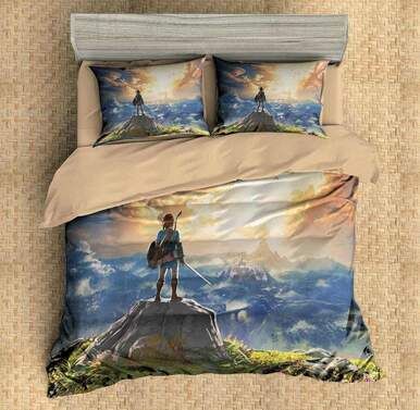 3D Customize The Legend of Zelda Breath of the Wild Bedding Set Duvet Cover Set Bedroom Set Bedlinen EXR3821 , Comforter Set
