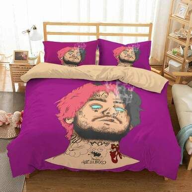Lil Peep #2 3D Personalized Customized Bedding Sets Duvet Cover Bedroom Sets Bedset Bedlinen , Comforter Set