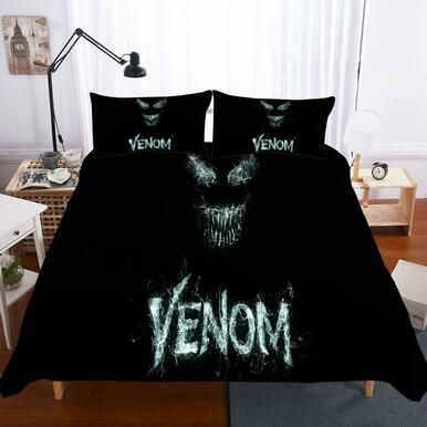 Household Items Movie Venom Theme Digital Printing  Variousizes Blacks3D Customize Bedding Set/ Duvet Cover Set/  Bedroom Set/ Bedlinen , Comforter Set