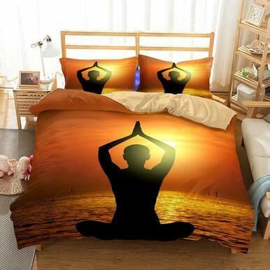 Theme Yoga Zen Print Homeupplieset of 3 Variousizess3D Customize Bedding Set Duvet Cover SetBedroom Set Bedlinen , Comforter Set