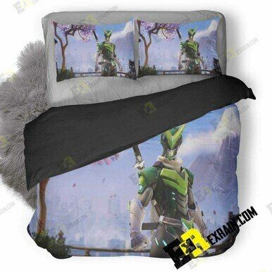 Overwatch Genji Skin Anniversary Pt 3D Customized Bedding Sets Duvet Cover Set Bedset Bedroom Set Bedlinen , Comforter Set