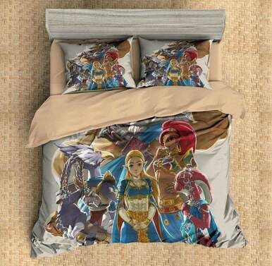 3D Customize The Legend of Zelda Breath of the Wild Bedding Set Duvet Cover Set Bedroom Set Bedlinen 10 , Comforter Set