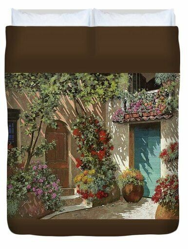 Fiori In Cortile 3D Personalized Customized Duvet Cover Bedding Sets Bedset Bedroom Set , Comforter Set