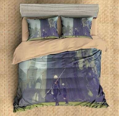 NieR Automata #1 3D Personalized Customized Bedding Sets Duvet Cover Bedroom Sets Bedset Bedlinen , Comforter Set