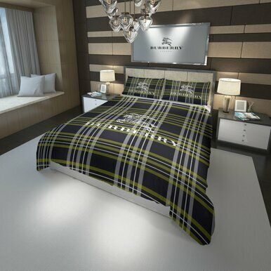 Luxury Burberry Logo Custom Bedding Set #4(Duvet Cover &amp;amp; Pillowcases) EXR6715 , Comforter Set