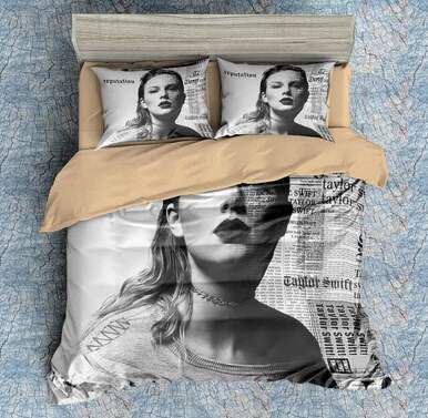 Taylor Swift #4 3D Personalized Customized Bedding Sets Duvet Cover Bedroom Sets Bedset Bedlinen , Comforter Set