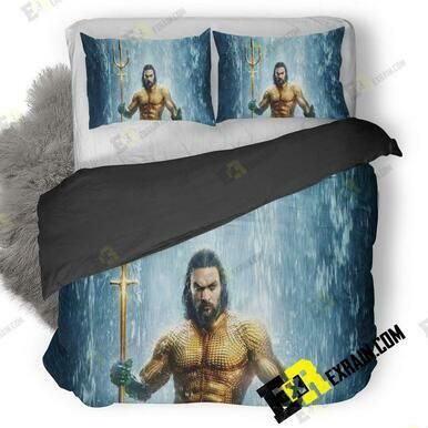 Aquaman Movie 10K J0 3D Customize Bedding Sets Duvet Cover Bedroom set Bedset Bedlinen , Comforter Set
