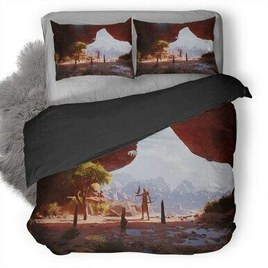 Assassin&amp;#039;s Creed Origins #22 3D Personalized Customized Bedding Sets Duvet Cover Bedroom Sets Bedset Bedlinen , Comforter Set