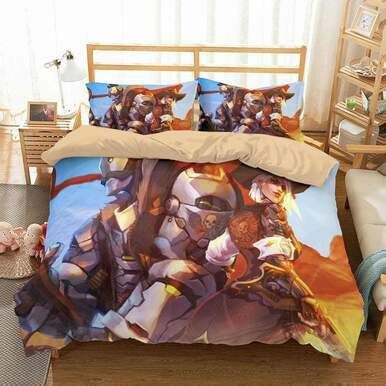 Overwatch #25 3D Personalized Customized Bedding Sets Duvet Cover Bedroom Sets Bedset Bedlinen , Comforter Set