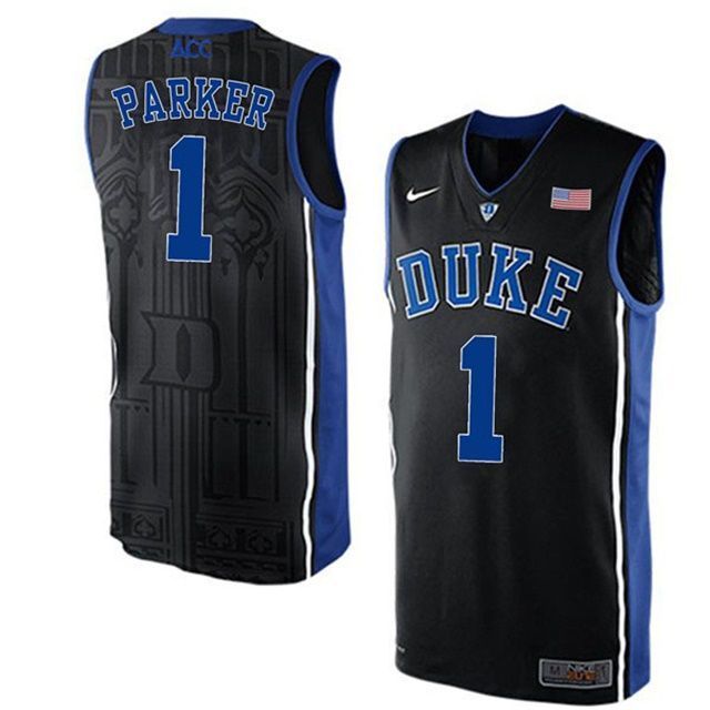 Male Duke Blue Devils Black Jabari Parker College Basketball Jersey