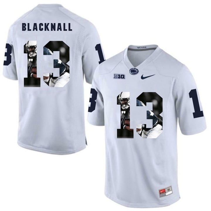Penn State Nittany Lions White Saeed Blacknall College Football Portrait Jersey