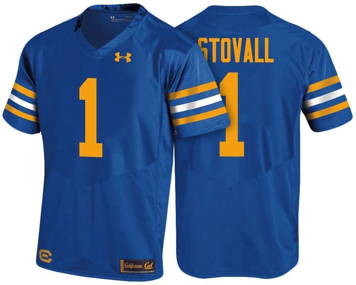 Male Cal Bears Royal Melquise Stovall NCAA Football Jersey