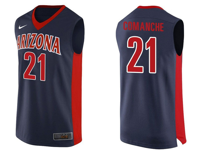 Male Arizona Wildcats Red Chance Comanche NCAA College Basketball Jersey