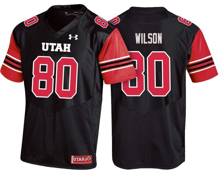 Utah Utes Black Siaosi Wilson College Football Jersey